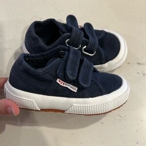 Great condition size 23 toddler Superga navy blue